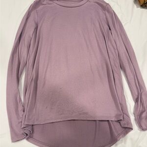 American Eagle Outfitters Lavender Long Sleeve Tee